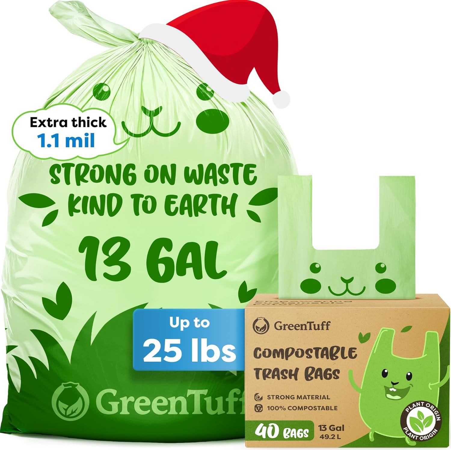 Compostable trash bags - leak resistance, thickness and daily use