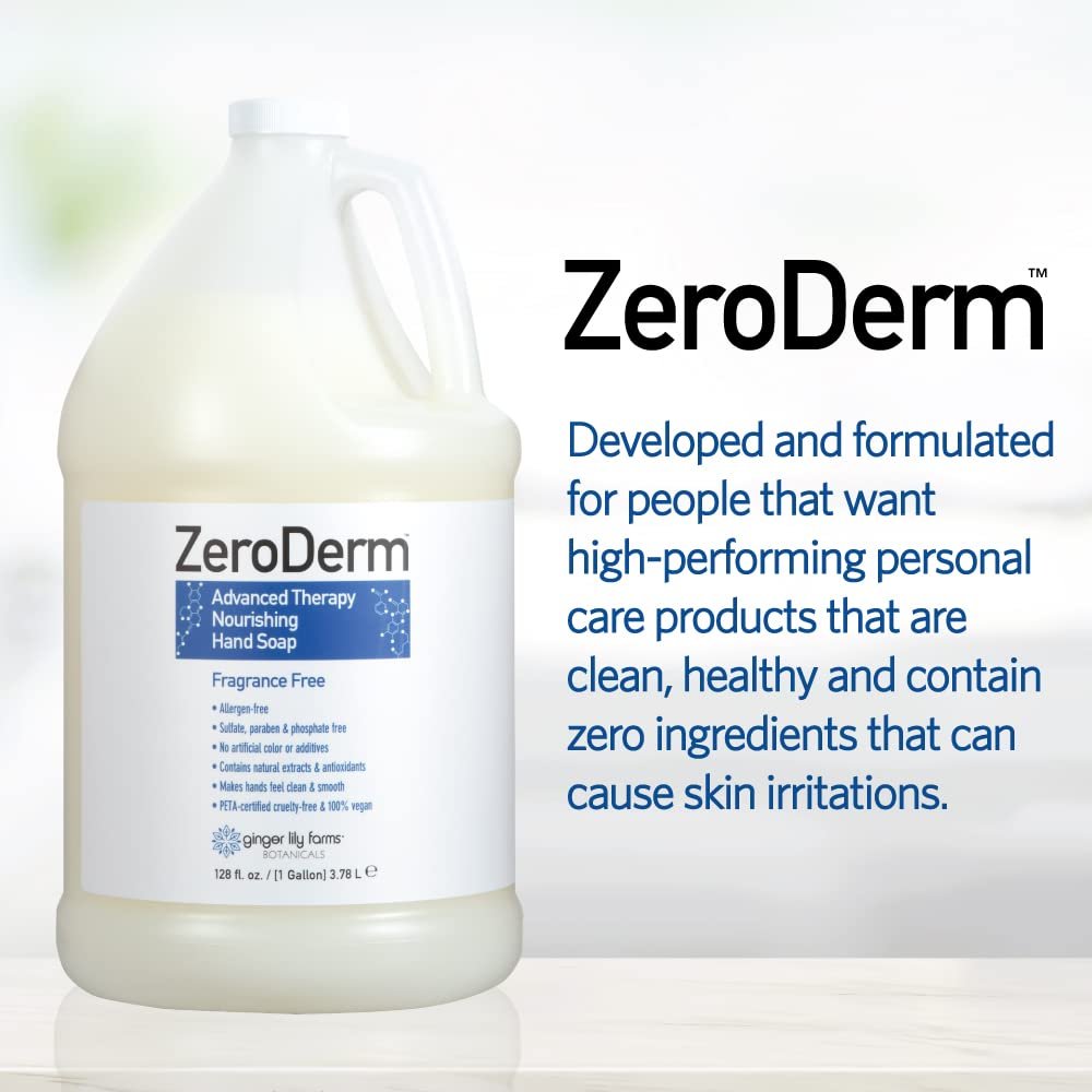 Everyday hand soap for bathroom and kitchen - dispenser setup