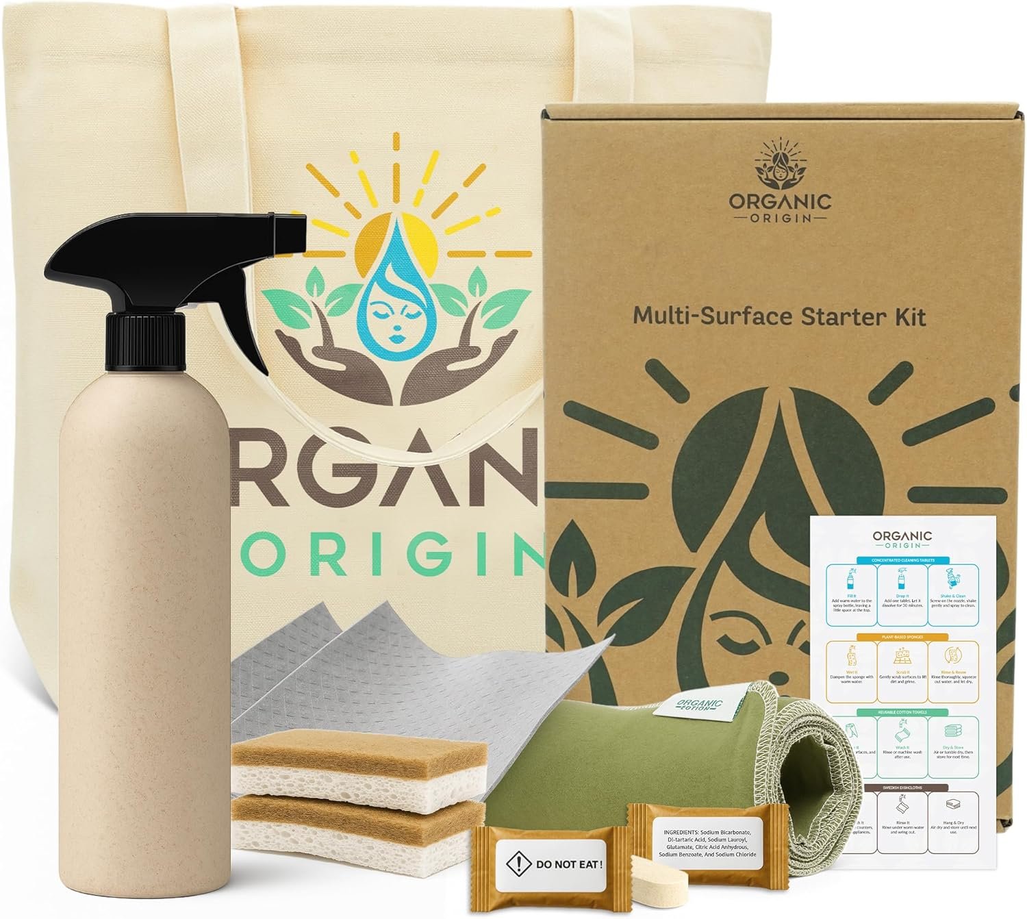 Natural Organic Plant-Based Ingredients for Eco-Friendly Cleaner