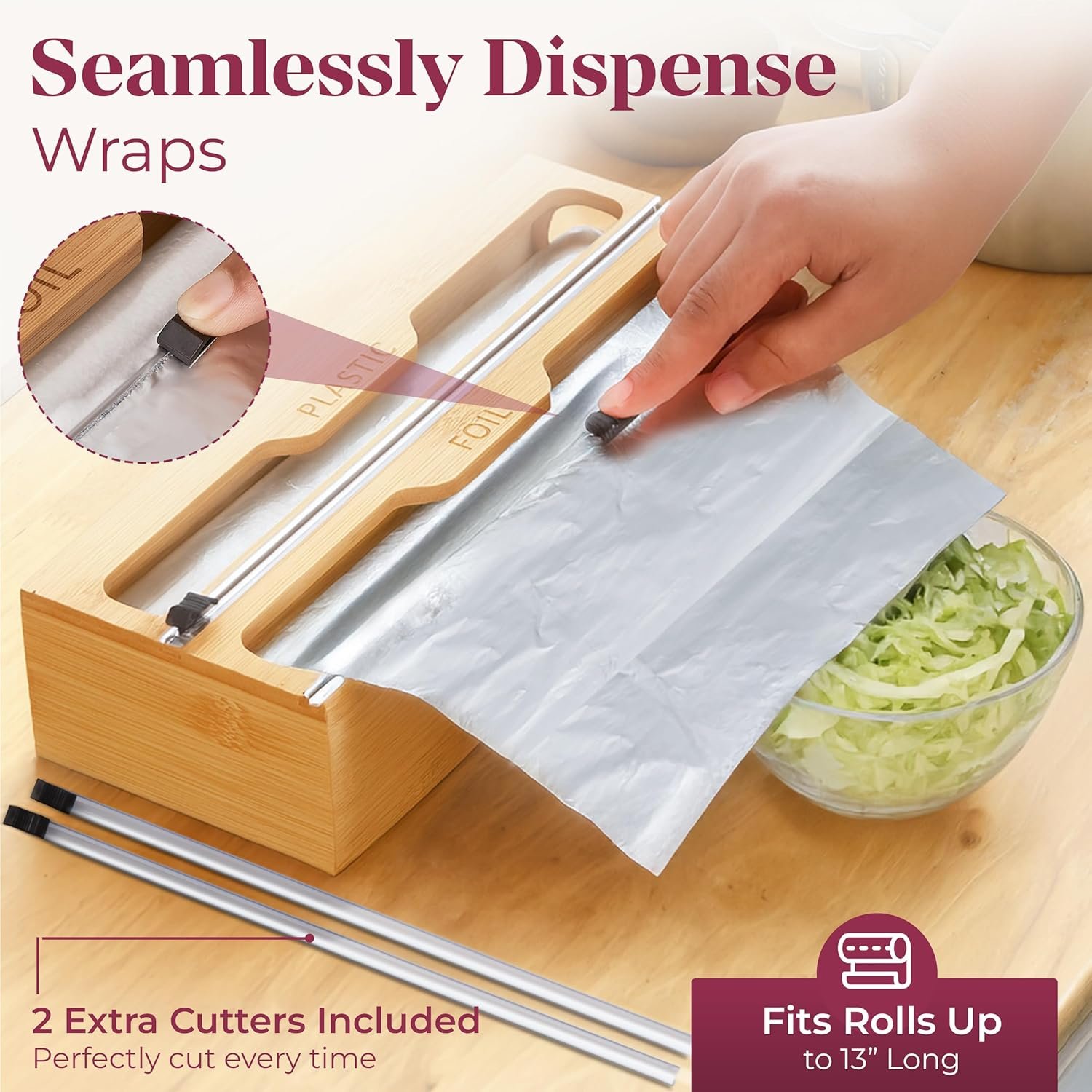 Bag organizer - refill and quick access in the kitchen